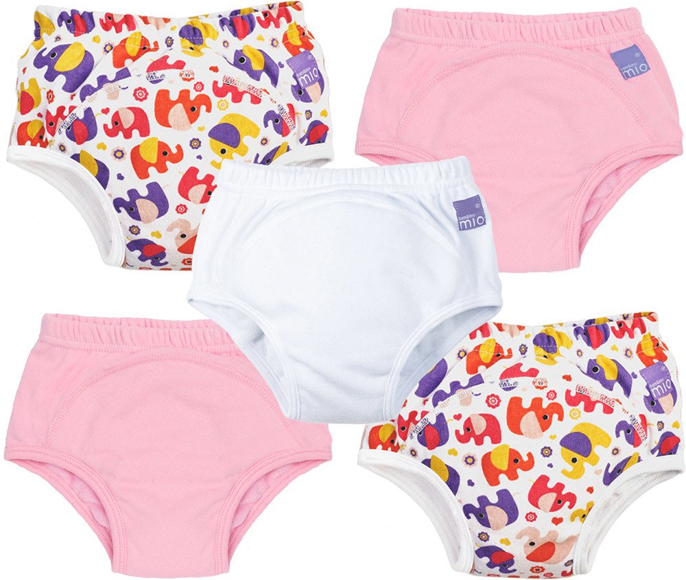 Bambino Mio Töpfchen-Trainingshose mit Motiv 18-24 Monate Mixed Elefant Pink, 5er Packung