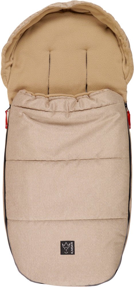Kaiser Thermo Fleece Fusssack Louis sand melange