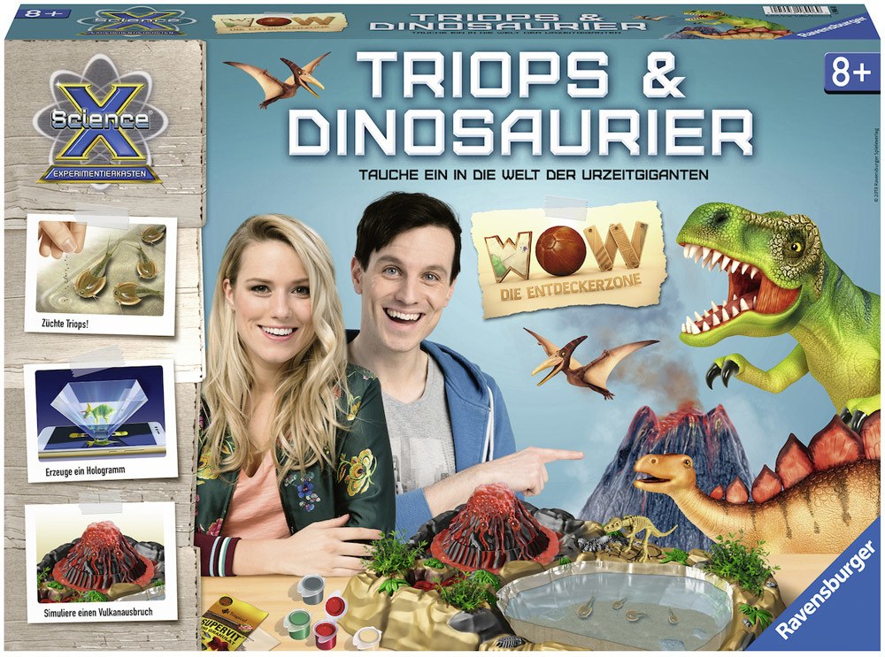 Ravensburger ScienceX® Maxi WOW Triops & Dinosaurier Triops & Dinosaurier (18906)