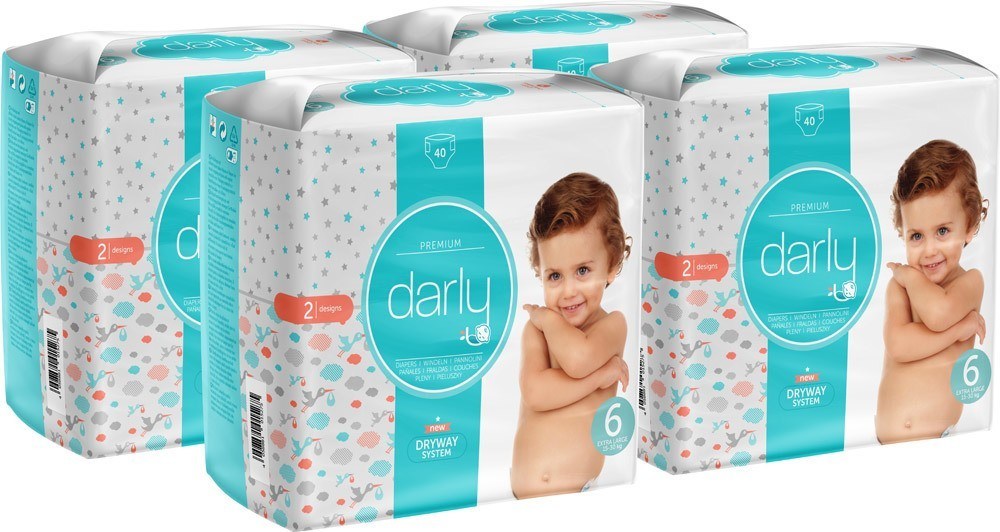 Premium Windeln Größe 6 (15-30 kg) XL, Monatspack, 160 Stück Premium Windeln Größe 6 (15-30 kg) XL, Monatspack, 160 Stück