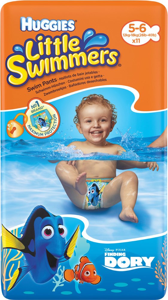 Huggies Little Swimmers Größe 5-6 Größe 5-6, 12-18 kg, 11 Stück