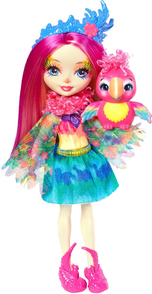 Papageienmädchen Peeki Parrot Puppe Papageienmädchen Peeki Parrot Puppe