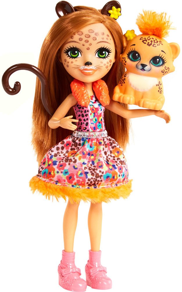 Gepardenmädchen Cherish Cheetah Puppe Gepardenmädchen Cherish Cheetah Puppe