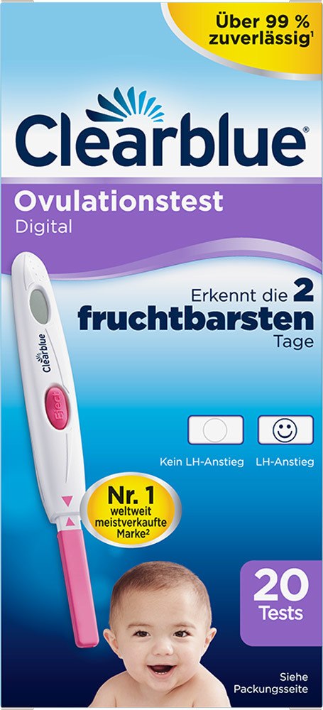 Clearblue Ovulationstest Digitaler Ovulationstest, 20er