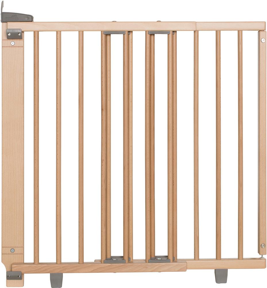 Geuther Schwenk-Treppenschutzgitter Plus natur 95 - 135 cm