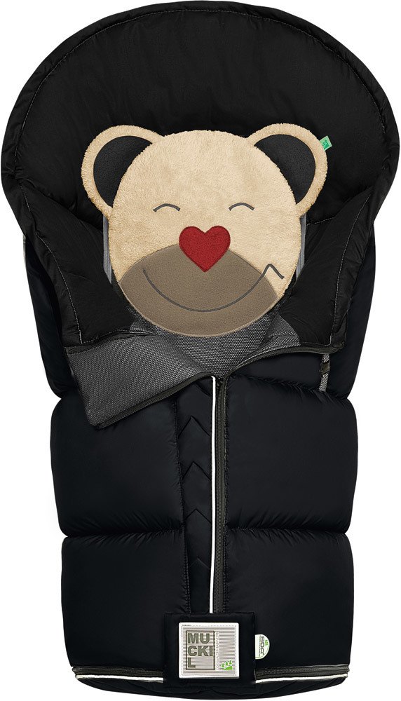 Odenwälder Fusssack Mucki L "classic" 6-36 Monate schwarz