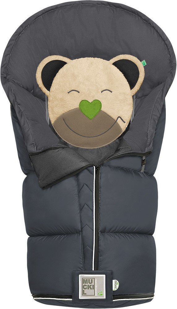 Odenwälder Fusssack Mucki L "classic" 6-36 Monate anthrazit