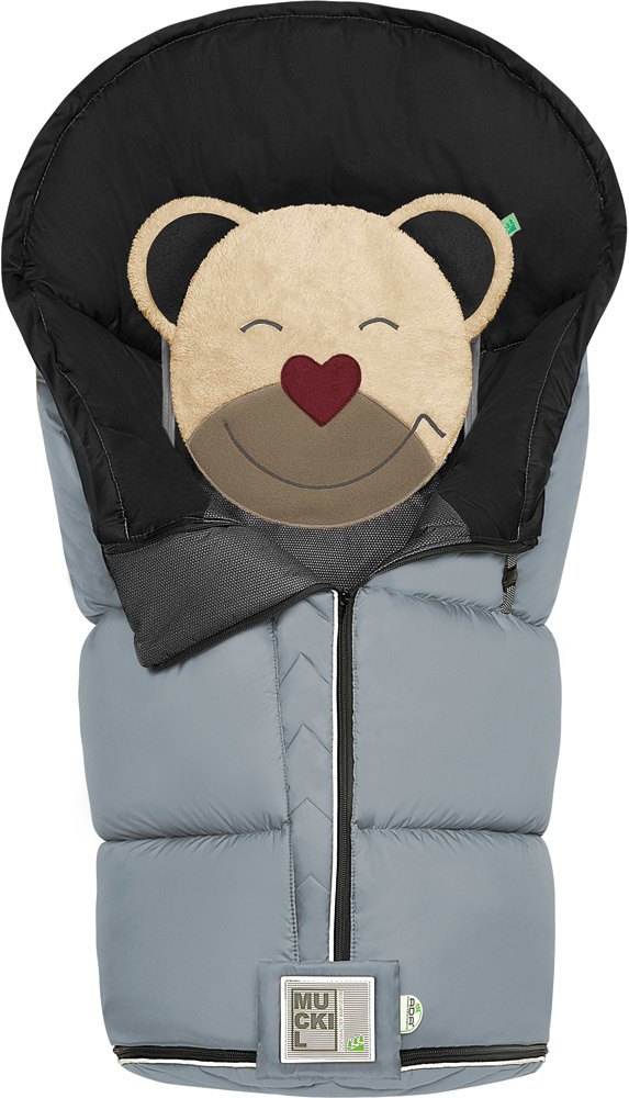 Odenwälder Fusssack Mucki L "classic" 6-36 Monate steel