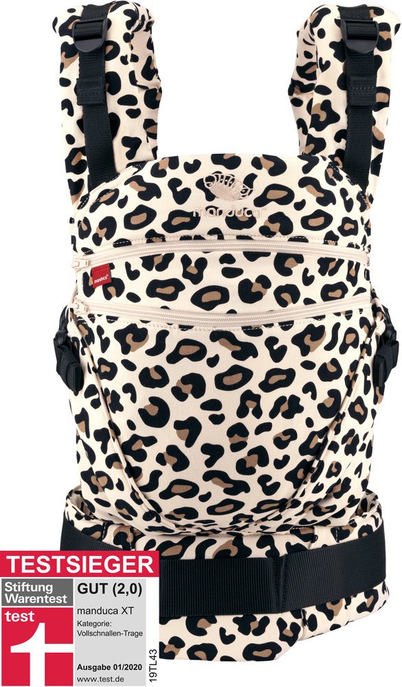 manduca Babytrage XT LimitedEdition Leo/Print, 0-5 Jahre