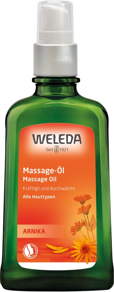 Weleda Arnika-Massageöl Arnika-Massageöl, 100 ml, mit Spender