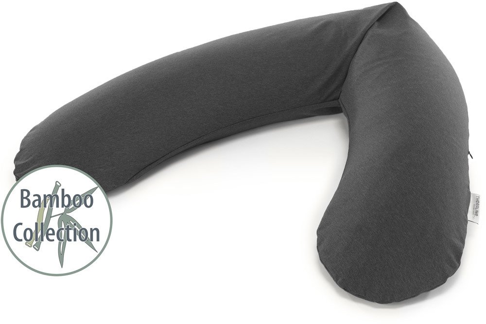 Theraline Original Stillkissen Bezug Uni melange anthrazit