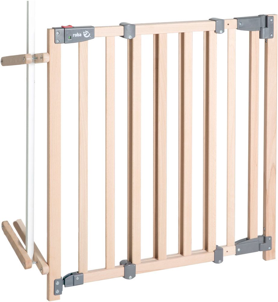 roba Treppenschutzgitter Safety Up Massivholz Buche, 80 - 102,5 cm