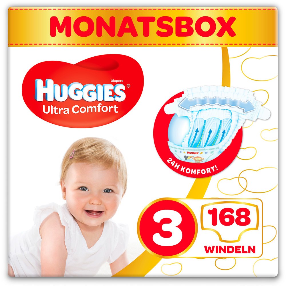 Huggies Windeln Talla 3 168 uds