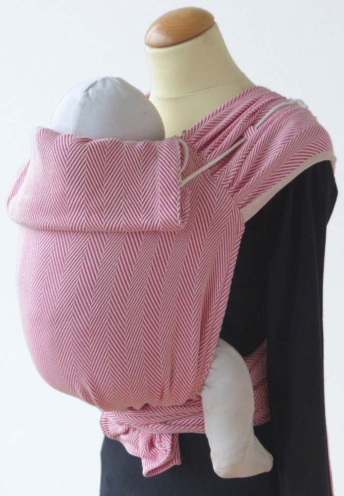 DIDYMOS Tragetuch DidyTai Lisca Himbeer Lisca Himbeer