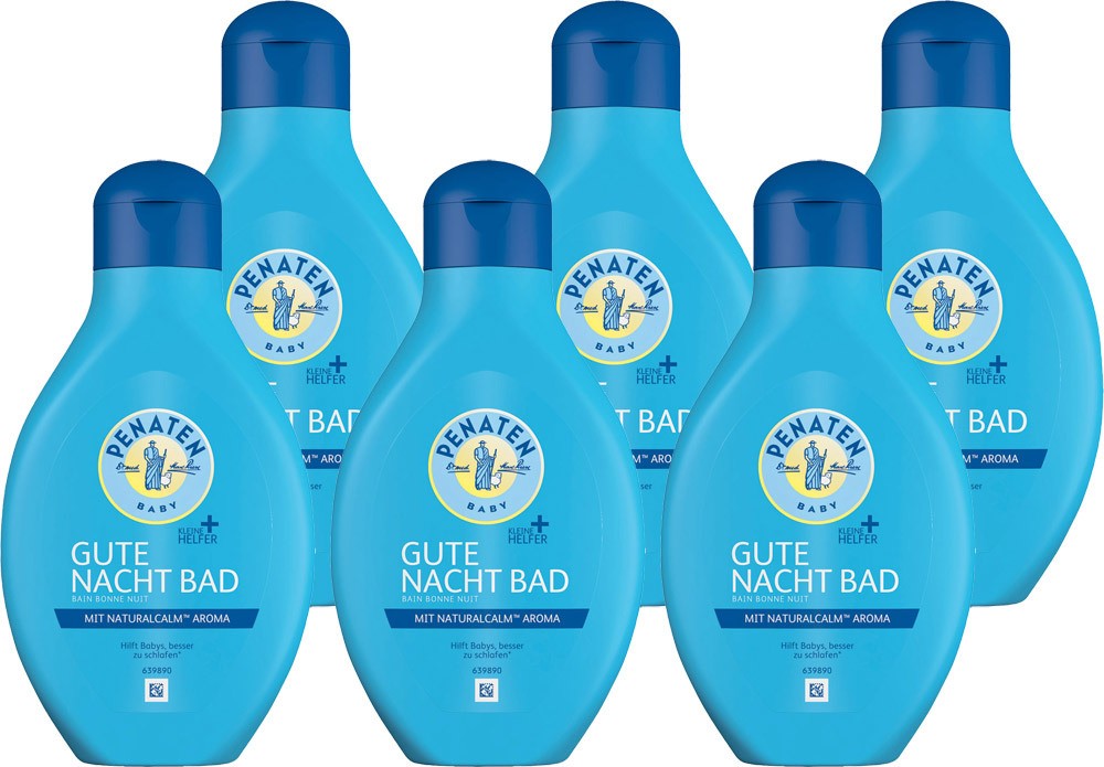 Penaten Gute Nacht Bad Gute Nacht Bad, 400 ml, 6 Stück