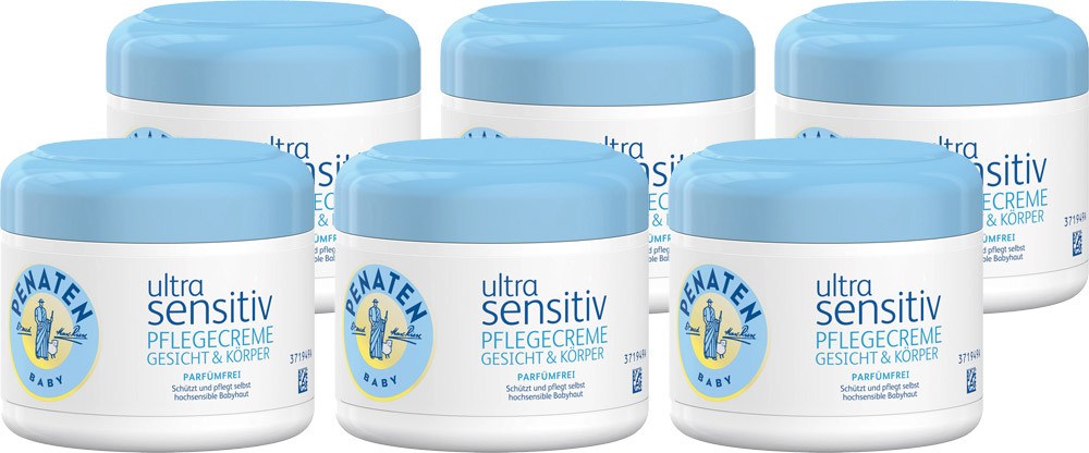 Penaten Ultra Sensitiv Pflegecreme Gesicht & Körper Ultra Sensitiv Pflegecreme Gesicht & Körper, 100 ml, 6 Stück
