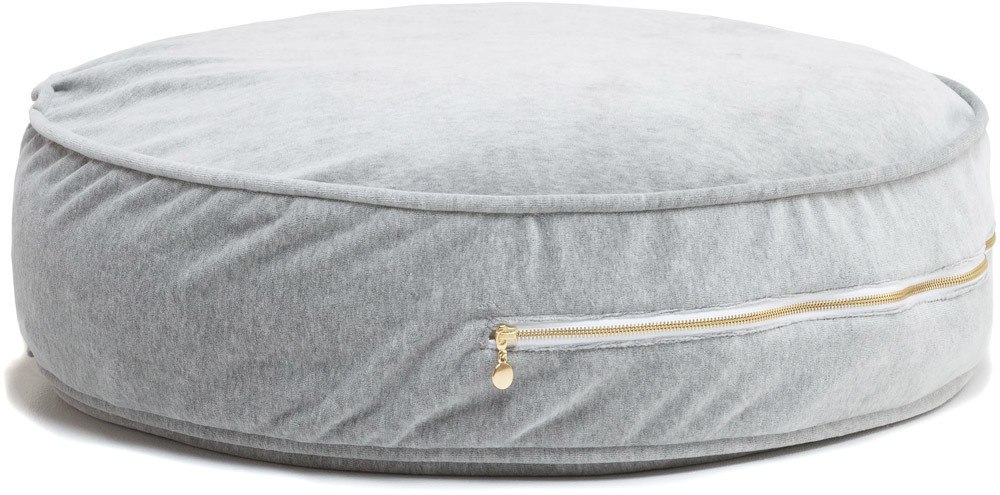 WigiWama Sitzkissen Velvet grau