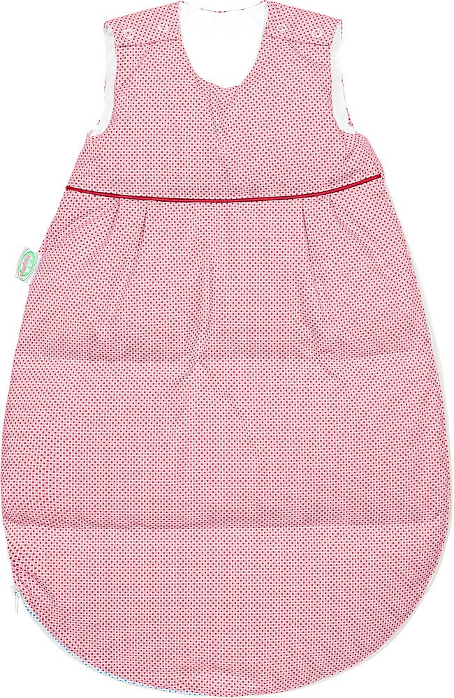 Odenwälder Thermo-Nest Daunenschlafsack - Square 90 cm square red