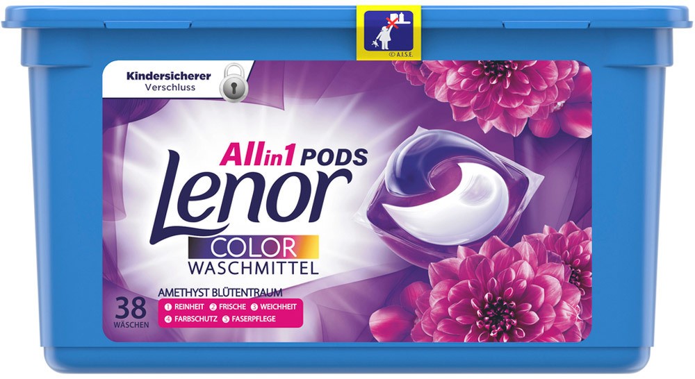 Lenor All-in-1 Pods Amethyst Blütentraum 26.4Gr - 114WL