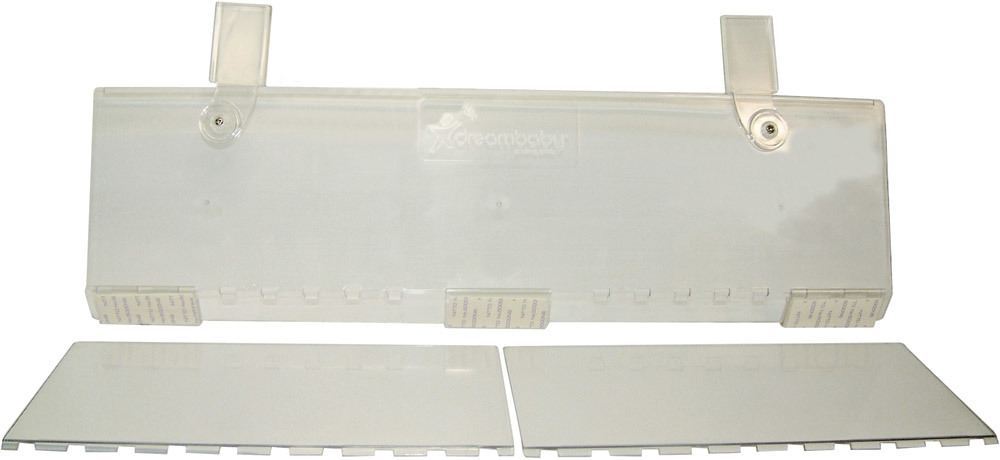 Dreambaby® ausziehbares Herdschutzgitter 50 - 96 cm transparent, 50 - 96 cm