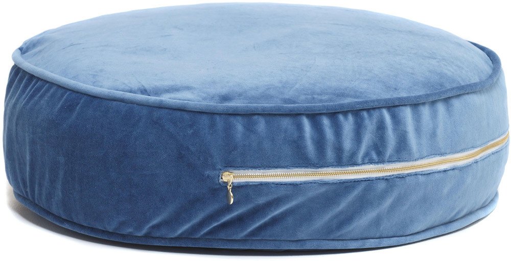 WigiWama Sitzkissen Velvet blau