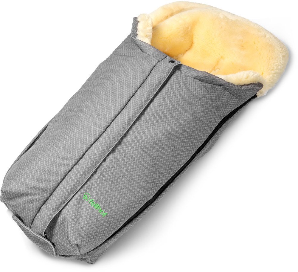 Fellhof Lammfell Fusssack Zermatt silver caro