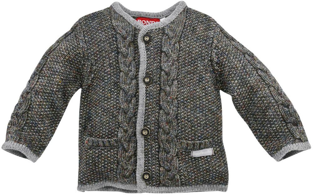Bondi Trachten Strickjacke 98 braun-melange