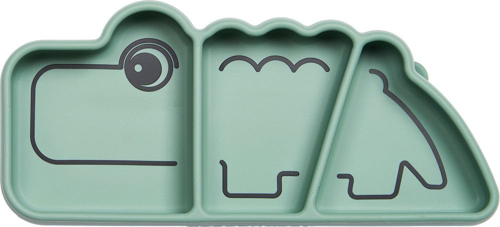 Done by Deer Snack Teller Stick&Stay Croco green