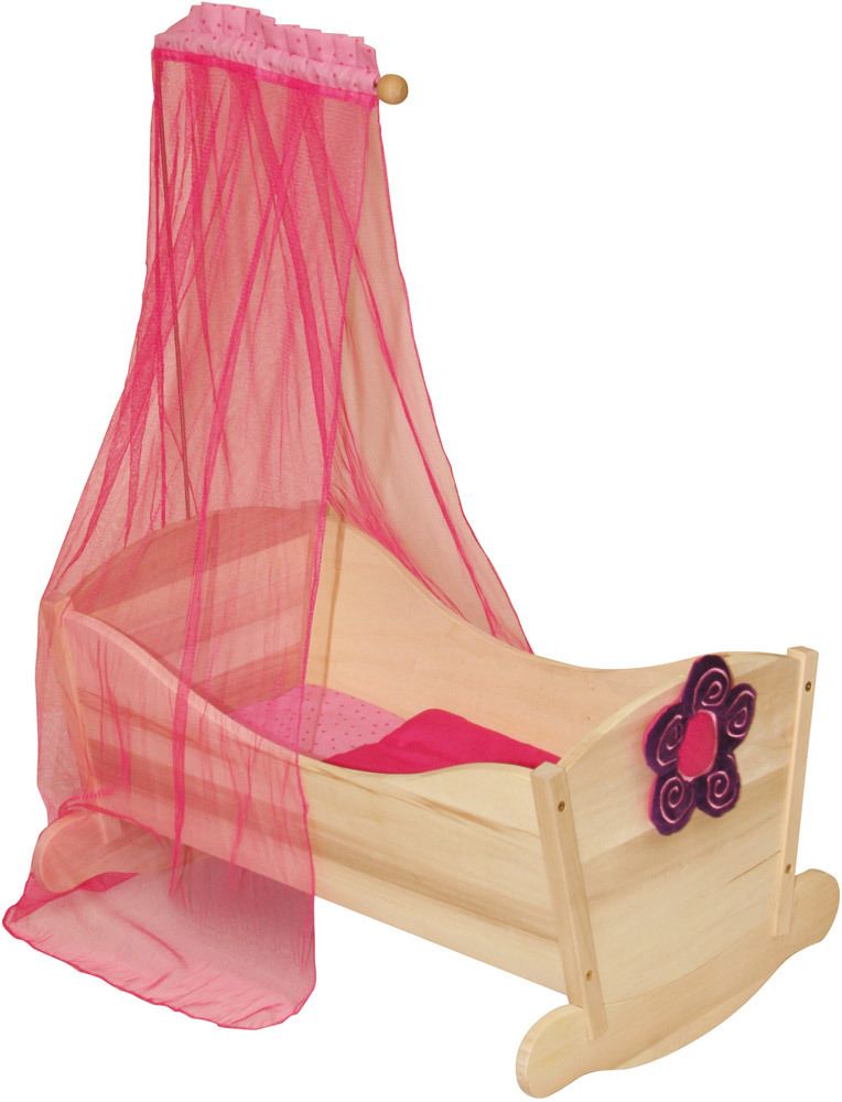 roba Puppenwiege Happy Fee Puppenwiege aus Puppenmöbel (97235)