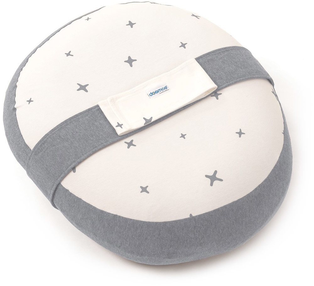 doomoo Relax Bezug für Stillkissen Buddy oder Softy Stars grau/blau