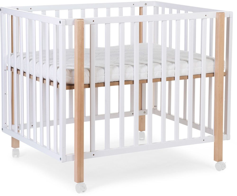 Childhome Laufgitter 922 Natur-Weiss, 75 x 95 cm