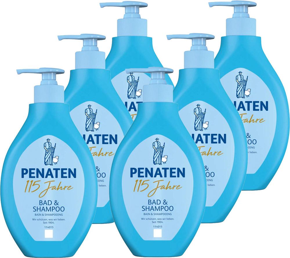Penaten Bad & Shampoo Bad & Shampoo (400 ml), 6 Stück