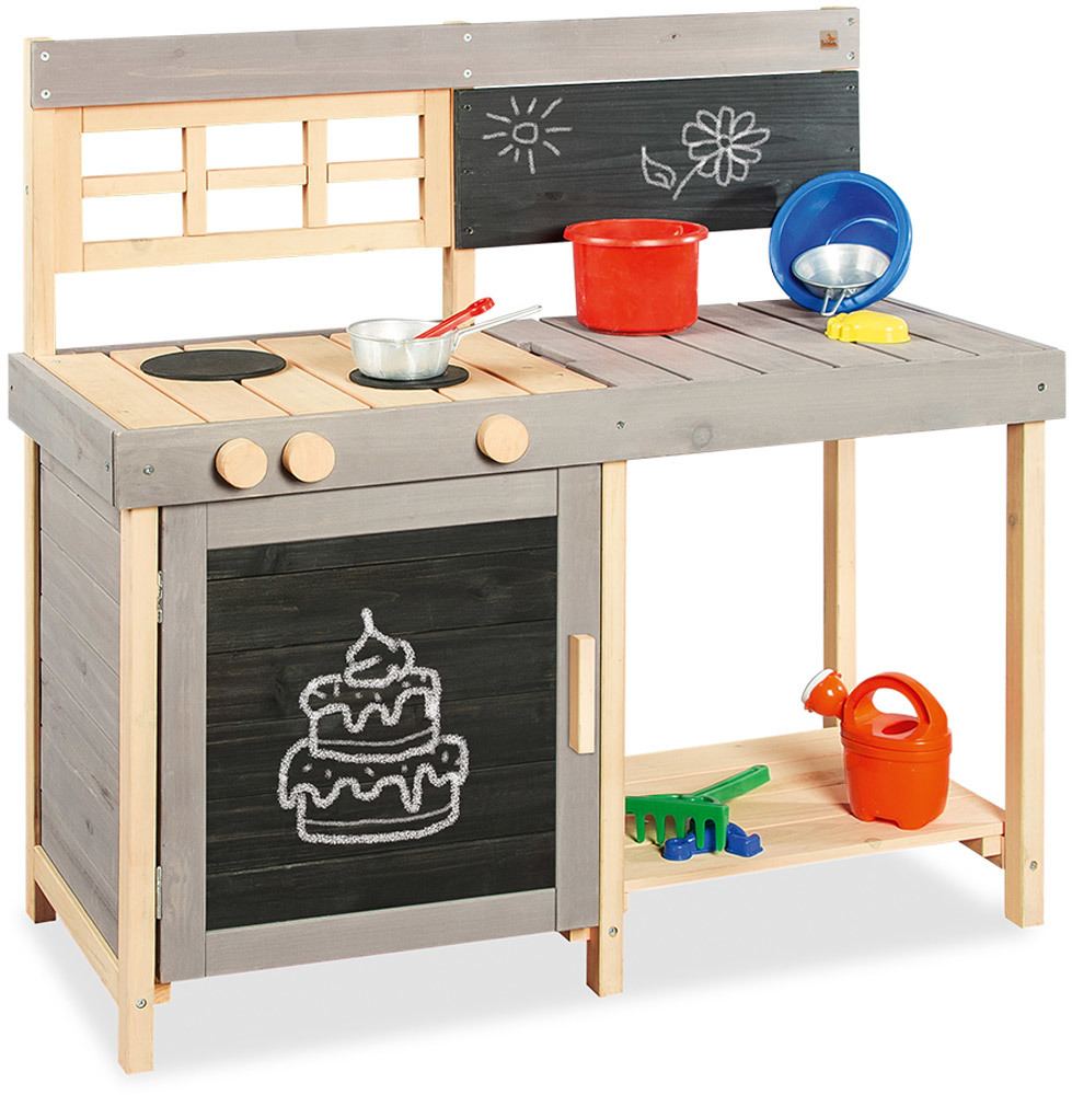 Pinolino Matschküche Fritz grau lasiert (221415)