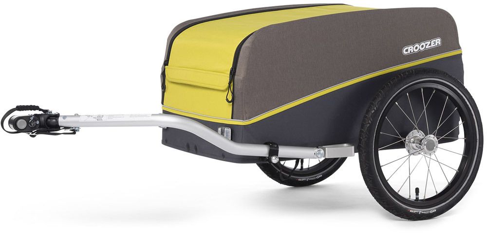 Croozer Cargo Kalle Lastenanhänger Lemon green