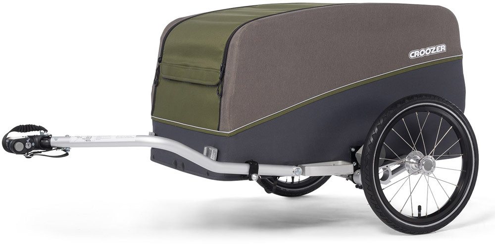 Croozer Cargo Tuure Lastenanhänger mit AirPad® Federung, Olive green