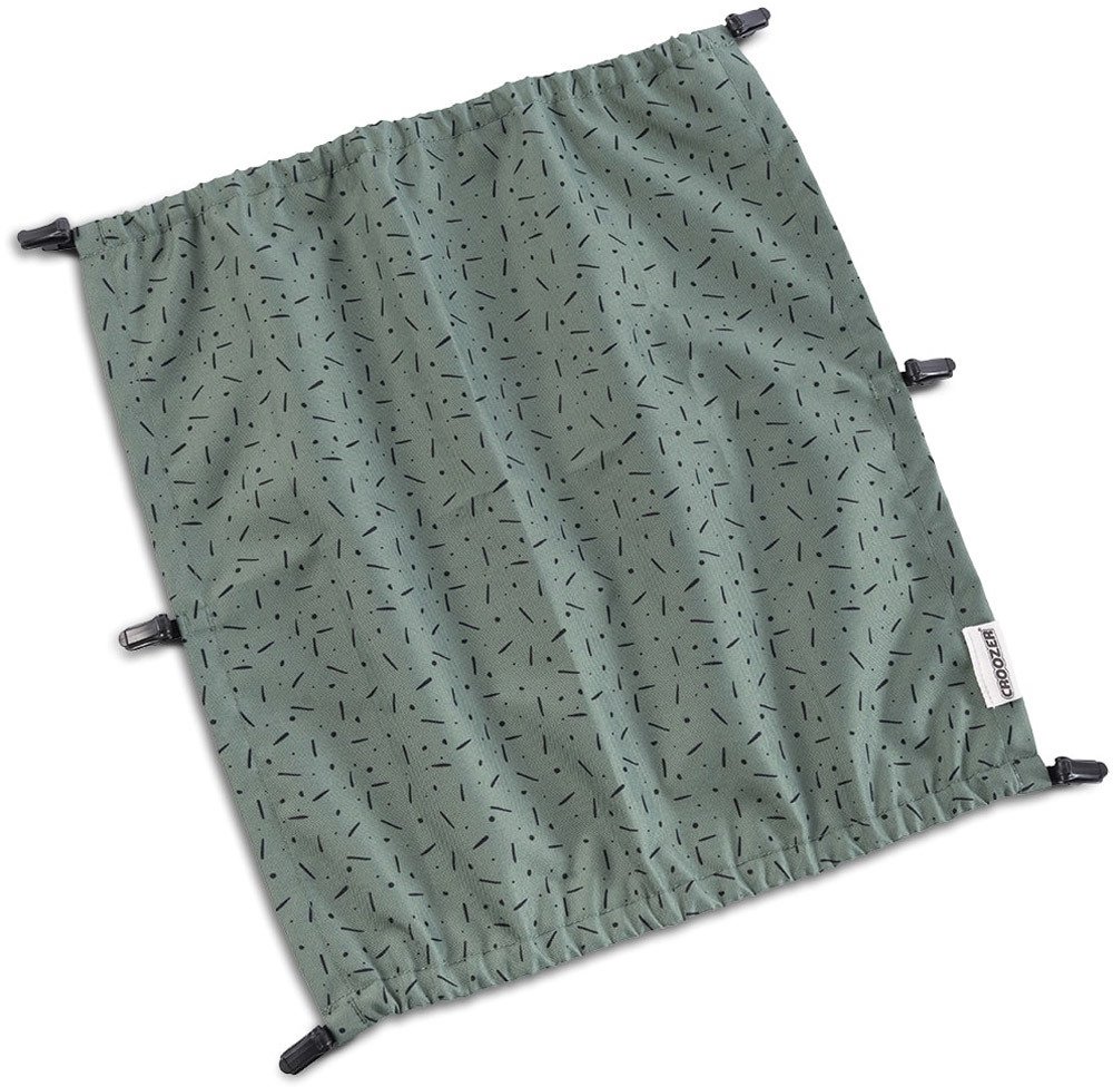Croozer Sonnenschutz für Kid Vaaya 2 für Kid Vaaya 2, Jungle green/black