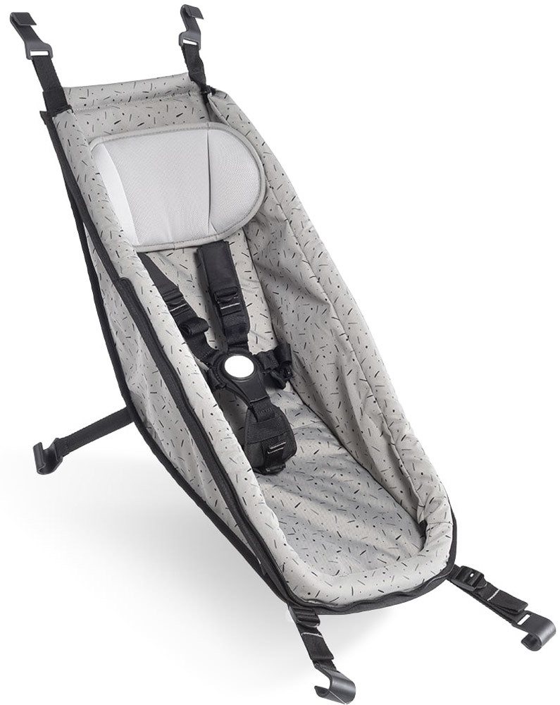 Croozer Babysitz für alle Kid ab 2014, Stone grey/colored