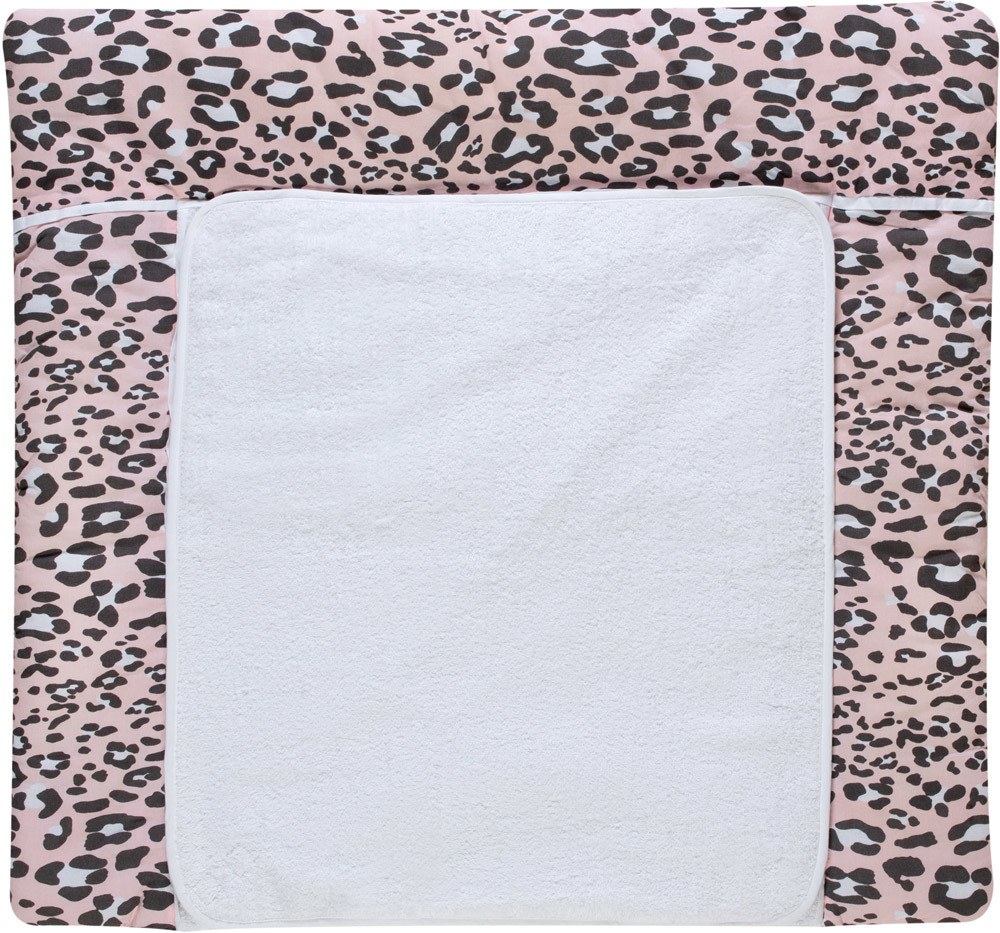 Schardt Wickelauflage mit abnehmbarem Frotteebezug Leo 80 x 75 cm Leo Pink
