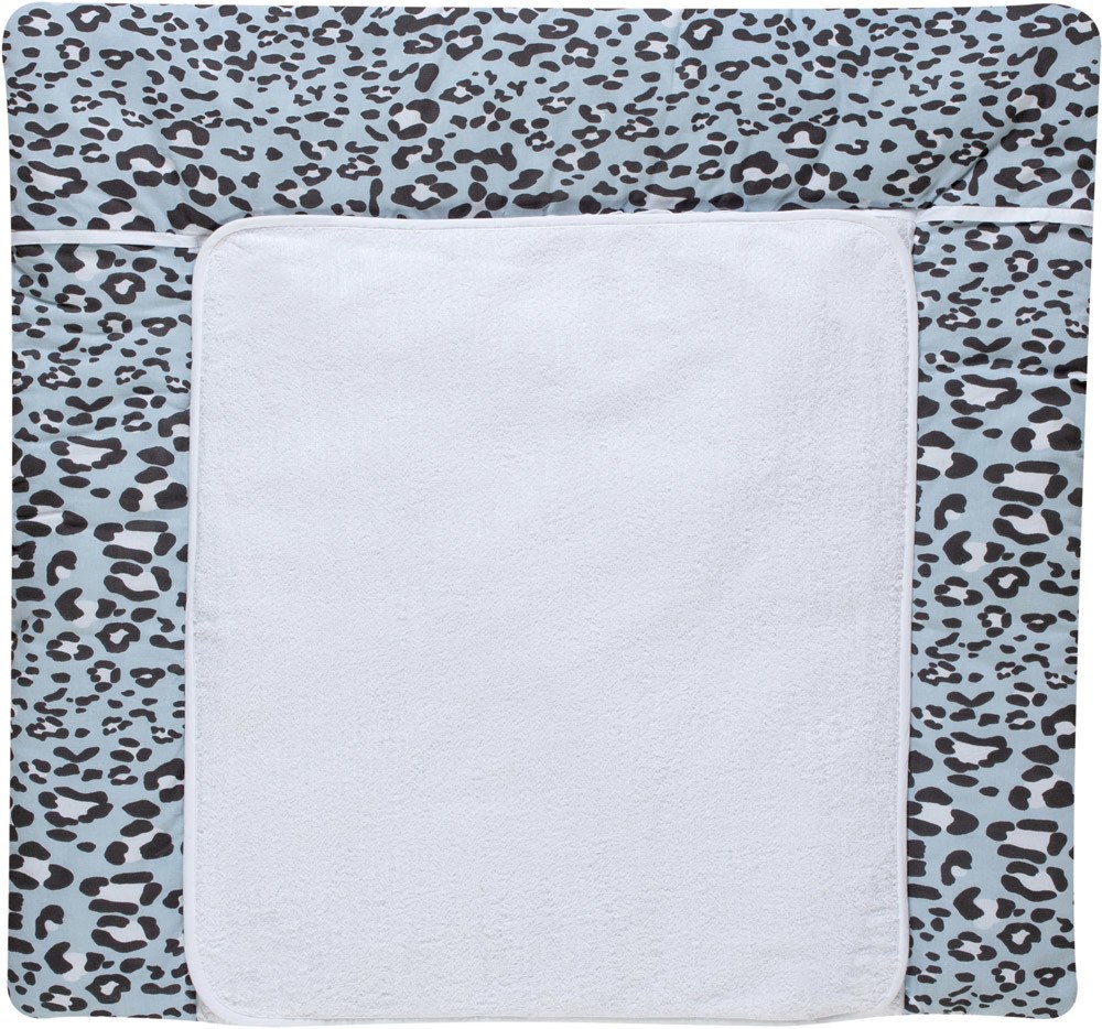 Schardt Wickelauflage mit abnehmbarem Frotteebezug Leo 80 x 75 cm Leo Blue