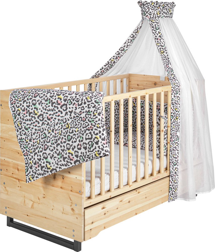 Schardt Bettset Leo Leo Multi, Bettwäsche 100 x 135 + 40 x 60, Nestchen, Himmel