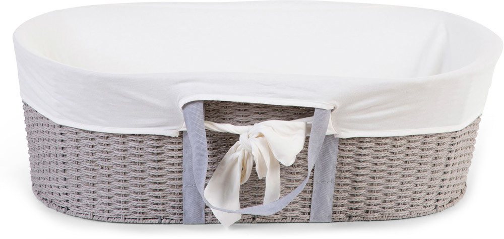 Childhome Moses Korb Bezug weiss
