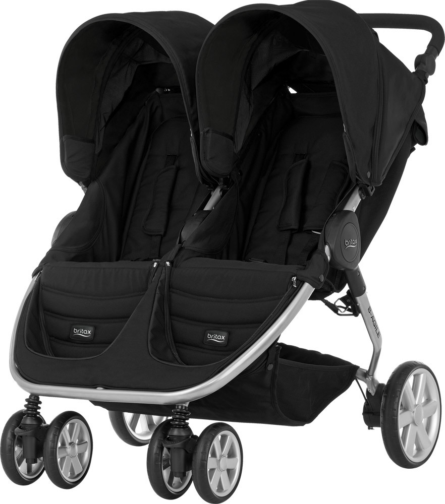 Britax Römer B-AGILE DOUBLE Geschwisterwagen Cosmos Black