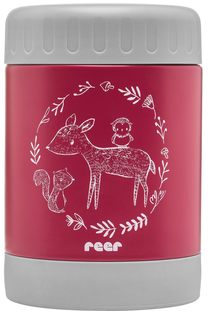 reer ColourDesign Edelstahl-Warmhaltebox 300 ml beerenrot