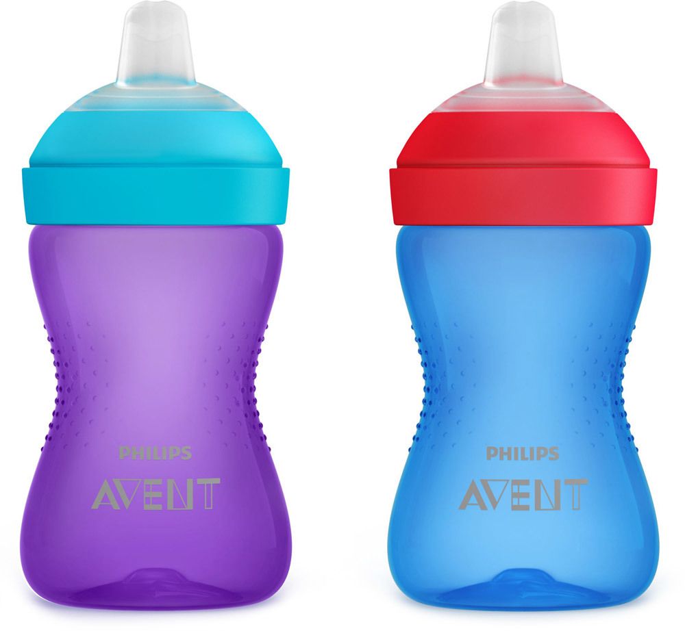 Philips AVENT Schnabelbecher Weicher Schnabel Blau/Rot und Lila/Blau (Mixed)