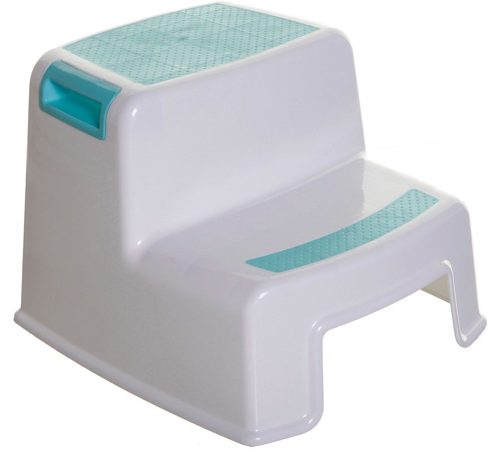 Dreambaby® 2 Stufen Tritthocker aqua/weiß
