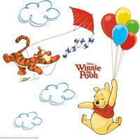Komar Fenster-Sticker "Winnie Pooh" Komar Fenster-Sticker "Winnie Pooh"