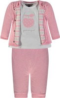 Kanz Set aus Wendejacke, Kurzarmshirt und Jogginghose - Apfel Kanz Set aus Wendejacke, Kurzarmshirt und Jogginghose - Apfel