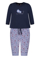 Kanz Set aus Langarmshirt und Sweathose - Blumen Kanz Set aus Langarmshirt und Sweathose - Blumen
